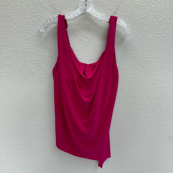 Magicsuit Swimsuit Size 8 Ruby Pink Tankini V Neck Summer Vacation New - Picture 2 of 6